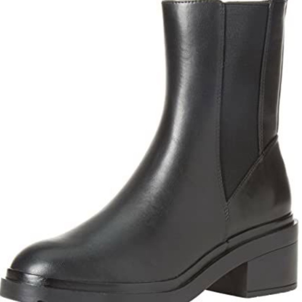 Amazon Essentials Women's Chunky Sole Chelsea Boot, Black, 11 NWT